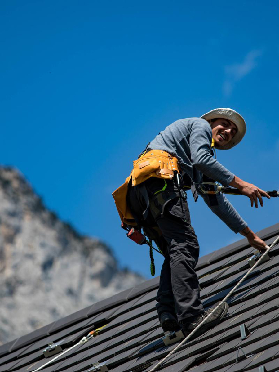 Tom Morel, le gérant de Sun Charge
